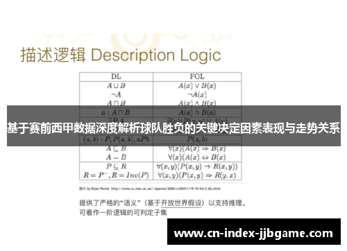 基于赛前西甲数据深度解析球队胜负的关键决定因素表现与走势关系